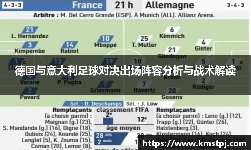 德国与意大利足球对决出场阵容分析与战术解读